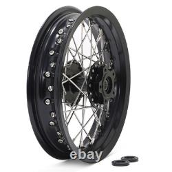 12x2.15 Spoked CNC Front Rear Wheel Flange Kit For BETA Explorer For Apollo RFN