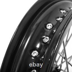 12x2.15 Supermoto Spoke Front Rear Wheels Rims Hubs for Sur Ron Light Bee X LBX