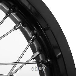 12x2.15 Supermoto Spoke Front Rear Wheels Rims Hubs for Sur Ron Light Bee X LBX