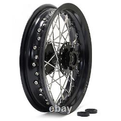 12x2.15 Supermoto Spoke Front Rear Wheels Rims Hubs for Sur Ron Light Bee X LBX