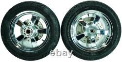 13 Harley Sportster 1200 Front Rear Wheel Rim Tire Chrome ThunderStar 16 1346