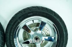 13 Harley Sportster 1200 Front Rear Wheel Rim Tire Chrome ThunderStar 16 1346