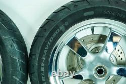 13 Harley Sportster 1200 Front Rear Wheel Rim Tire Chrome ThunderStar 16 1346