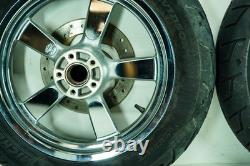 13 Harley Sportster 1200 Front Rear Wheel Rim Tire Chrome ThunderStar 16 1346