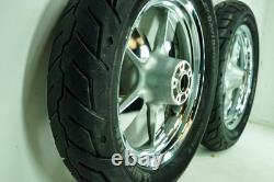 13 Harley Sportster 1200 Front Rear Wheel Rim Tire Chrome ThunderStar 16 1346