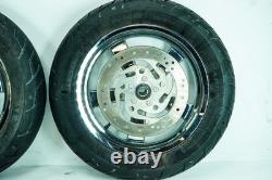 13 Harley Sportster 1200 Front Rear Wheel Rim Tire Chrome ThunderStar 16 1346