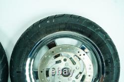 13 Harley Sportster 1200 Front Rear Wheel Rim Tire Chrome ThunderStar 16 1346