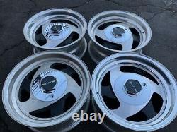 15 Vintage Wheels Rims Alloy Mag American Racing Tri Spoke Blade