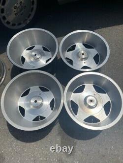 15 Wheels Rims Vintage Classic Staggered 15x10 15x8.5 Star 5 Wide Deep Set 4