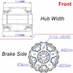 16X3.5 36 Fat Spoke Wheels Rims Set For Harley Sportster 48 XL1200X 2010-2020