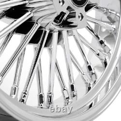 16X3.5 Fat Spoke Wheels Rims for Harley Softail Heritage Fatboy Custom Classic