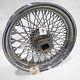 16x3 80 Spoke Front Rear Chrome Wheel Flat Sprocket 73-84 Harley Fx Xl Shovel #1