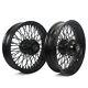 16 3.5 Front Rear 72 Spoked Wheels Single Disc For Harley Softail Fatboy Dyna