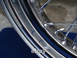 16 Front Rear Wheel For Harley Fl Shovelhead And Rear Sportster 1973-83