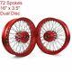 16 Front Rear Wheels Dual Disc 72 Spokes For Softail Heritage Flstc Night Train