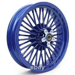 16 Front Rear Wheels Fat Spokes for Touring Road King FLHR 84-07 for Dyna FXDL