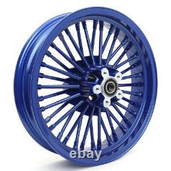 16 Front Rear Wheels Fat Spokes for Touring Road King FLHR 84-07 for Dyna FXDL