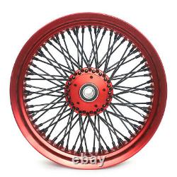 16 Front Rear Wheels Single Disc Spoke for Softail FXST FXSTD for Touring 84-07