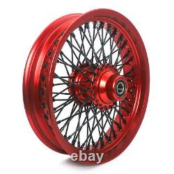 16 Front Rear Wheels Single Disc Spoke for Softail FXST FXSTD for Touring 84-07