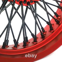 16 Front Rear Wheels Single Disc Spoke for Softail FXST FXSTD for Touring 84-07