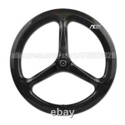 16 Inch 349 Carbon Wheelset 3 Spoke Front Rear Wheels Disc Brake 6-Bolt Hubs