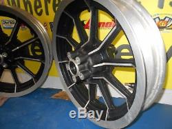 16 X 3 Front & Rear 10 Spoke Mag Wheels Harley Davidson Flt Touring 1993-1999