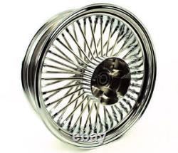 16 X 5.5-52 Spoke Mammoth 2009-2020 Hd Flhx Rear Chrome Wheel 25mm Cush Drive