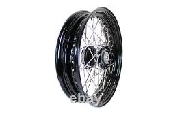 16 inch X 3.00 inch Replica Front or Rear Spoke Wheel fits Harley Davidson