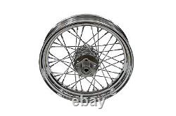 16 inch X 3.00 inch Replica Front or Rear Spoke Wheel fits Harley Davidson