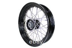 16 inch X 3.00 inch Replica Front or Rear Spoke Wheel fits Harley Davidson