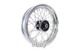 16 inch X 3.00 inch Replica Front or Rear Spoke Wheel fits Harley Davidson