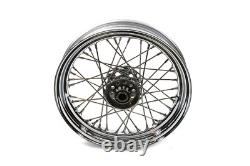16 inch x 3.00 inch Replica Front or Rear Spoke Wheel fits Harley Davidson