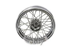 16 inch x 3.00 inch Replica Front or Rear Spoke Wheel fits Harley Davidson