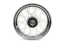 16 inch x 3.00 inch Replica Front or Rear Spoke Wheel fits Harley Davidson