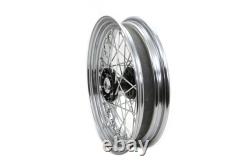 16 inch x 3.00 inch Replica Front or Rear Spoke Wheel fits Harley Davidson
