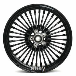 16 x3.5 Fat Spoke Front Rear Wheels for Harley Softail Heritage Deuce Slim