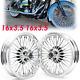 16 X 3.5 Fat Spoke Wheels Rims Set Softail Fatboy Deluxe Heritage Flstc 2000-up