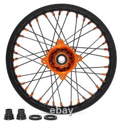 16x1.85 CNC Spoked Rear Wheel For HUSQVARNA TC85 21-23 For GAS GAS MC 85 SX 85