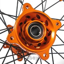 16x1.85 CNC Spoked Rear Wheel For HUSQVARNA TC85 21-23 For GAS GAS MC 85 SX 85