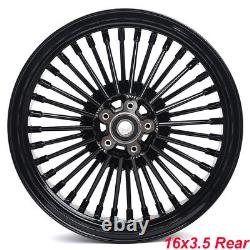 16x3.5 16x3.5 Fat Spoke Wheels for Harley Touring Road King Glide 2000-07 Bagger