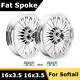 16x3.5 36 Fat Spoke Wheels Rims Set For Harley Softail Heritage Fatboy Deluxe