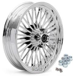 16x3.5 36 Fat Spoke Wheels Rims Set for Harley Softail Heritage Fatboy Deluxe