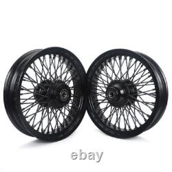 16x3.5 72 Spoke Wheels Front Rear Rims for Harley Softail Heritage Deluxe Fatboy