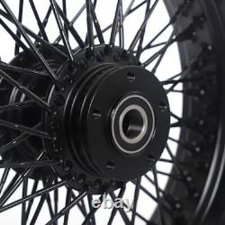 16x3.5 72 Spoke Wheels Front Rear Rims for Harley Softail Heritage Deluxe Fatboy