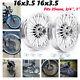 16x3.5 Fat Spoke Front Rear Wheels Rims For Harley Softail Slim Flsl 2012-2021