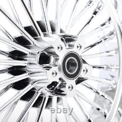 16x3.5 Fat Spoke Front Rear Wheels Rims for Harley Softail Slim FLSL 2012-2021