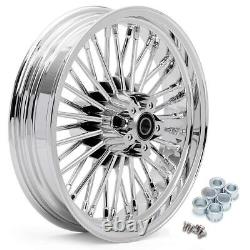 16x3.5 Fat Spoke Front Rear Wheels Rims for Harley Softail Slim FLSL 2012-2021