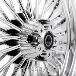 16x3.5 Fat Spoke Front Rear Wheels Rims for Harley Softail Slim FLSL 2012-2021