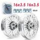 16x3.5 Fat Spoke Wheels Front Rear Rims For Harley Softail Heritage Deluxe Flstn