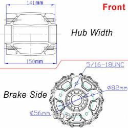 16x3.5 Fat Spoke Wheels Rims Set for Harley Touring Bagger Road King Glide 00-08